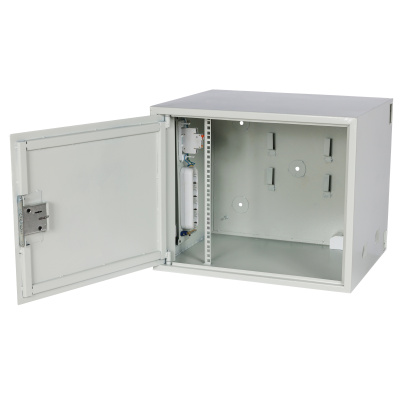 Шкаф антивандальный ШТА Е-29 (10U) с DIN рейками 19'' и электрикой